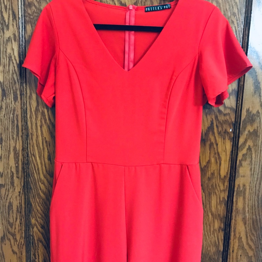 Red Romper - Picture 2 of 5